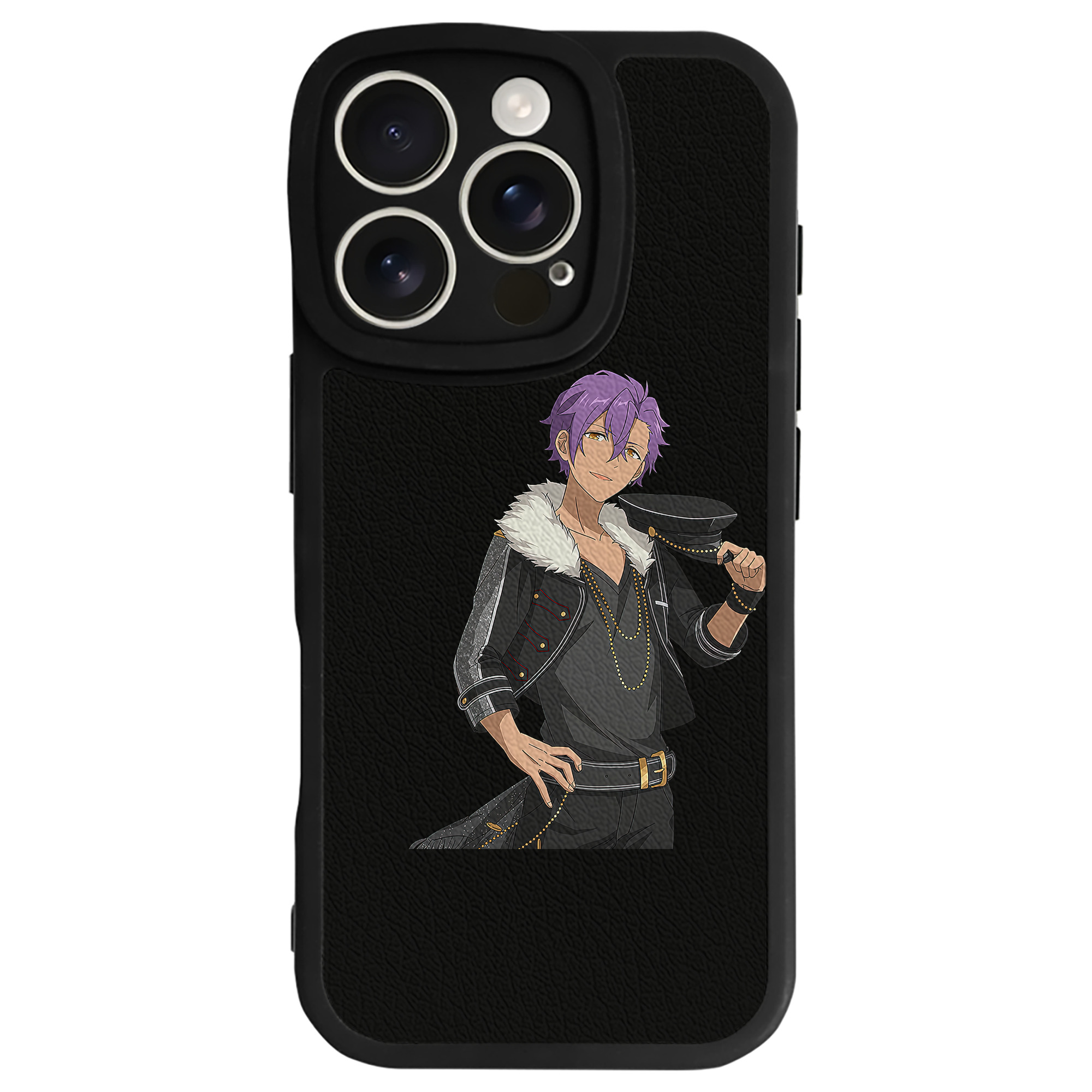 （画像用） あんさんぶるスターズ! Ensemble Stars 【iPhone 16シリーズ対応】シリコンスマホケース（レザー調） 材質：シリコン